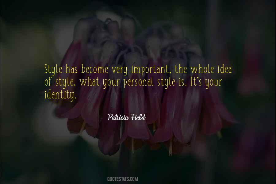 Quotes About Personal Identity #169626