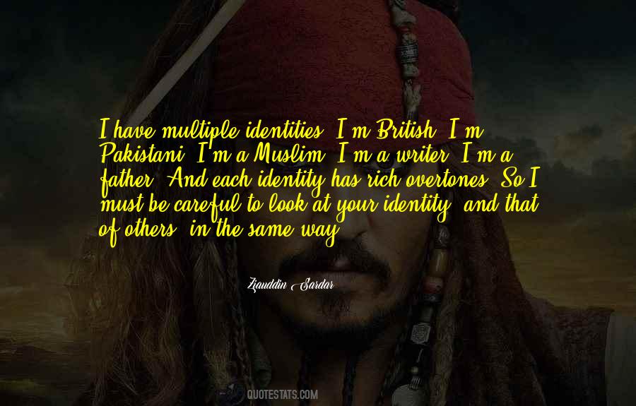 Quotes About Multiple Identities #1707066