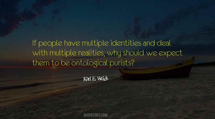 Quotes About Multiple Identities #393670