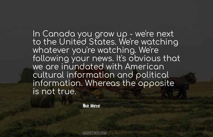 Quotes About Canada And The United States #1068765