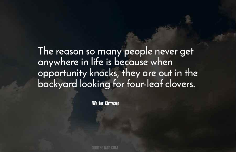 Quotes About Opportunity Knocks #1166325
