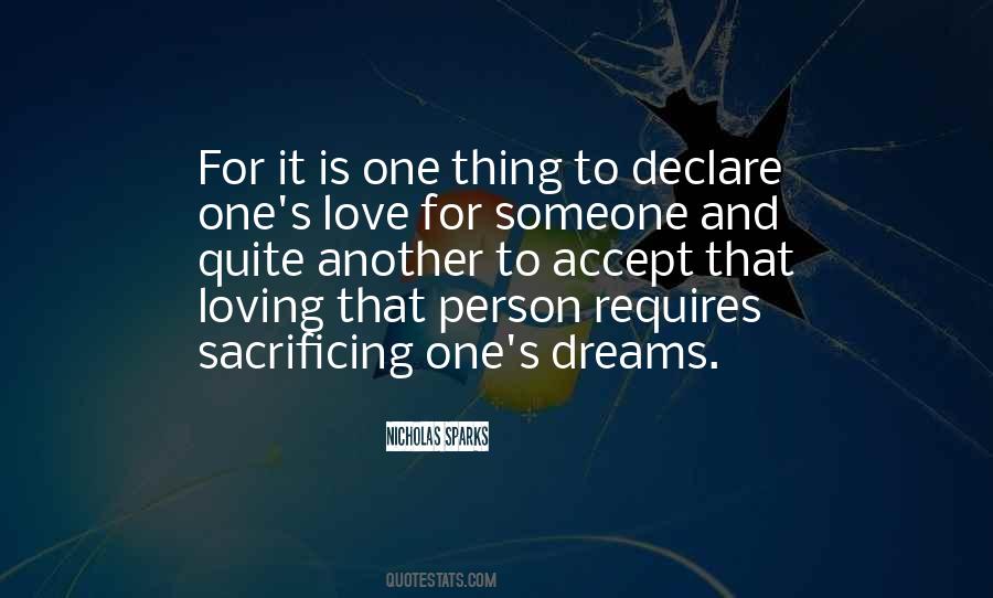 Quotes About Sacrificing Love #1211241