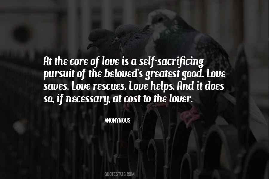 Quotes About Sacrificing Love #323957