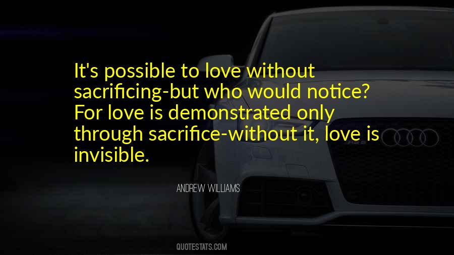 Quotes About Sacrificing Love #922122