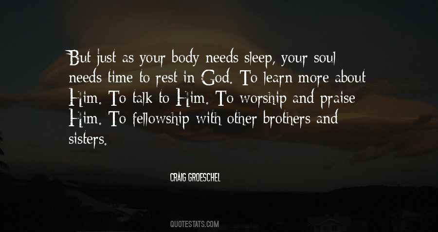 Quotes About Rest In God #703992