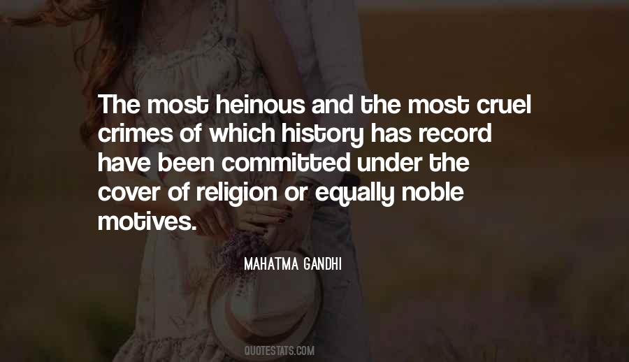 Cruel Religion Quotes #1051425