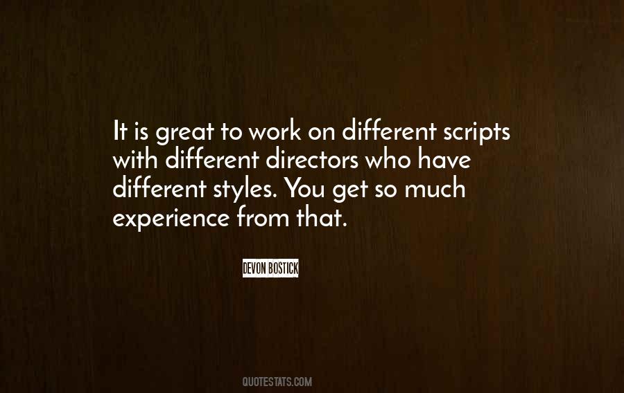 Quotes About Different Styles #346201