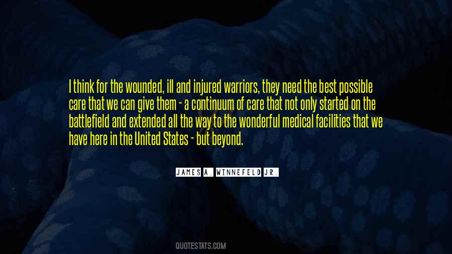 Quotes About Wounded Warriors #1470868