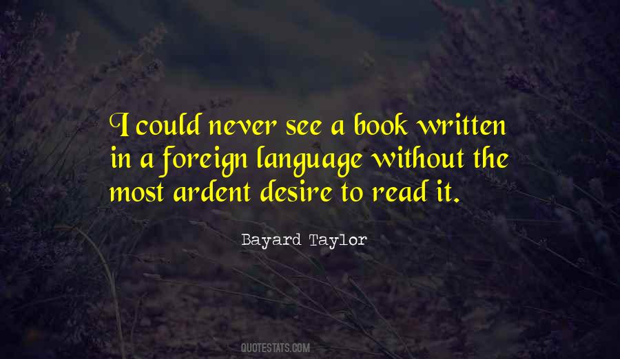 Quotes About Foreign Language #820925