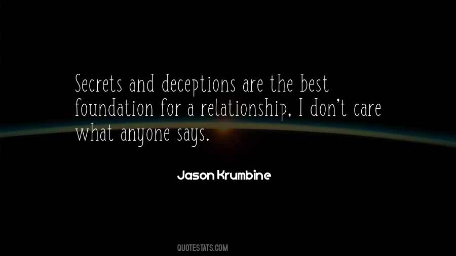 Quotes About Deceptions #1019605