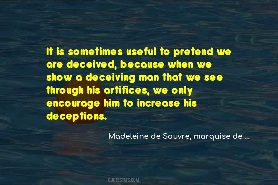 Quotes About Deceptions #885626