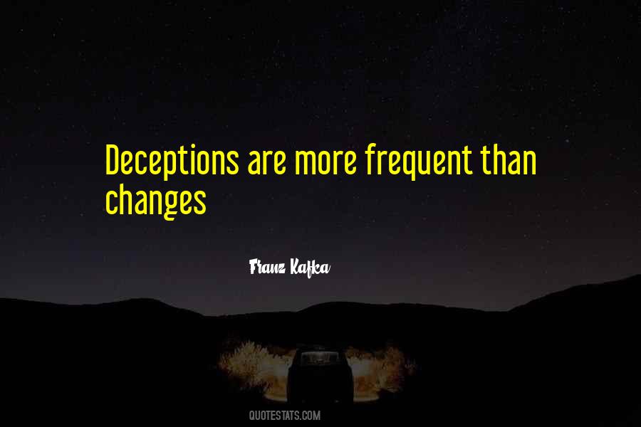 Quotes About Deceptions #991808