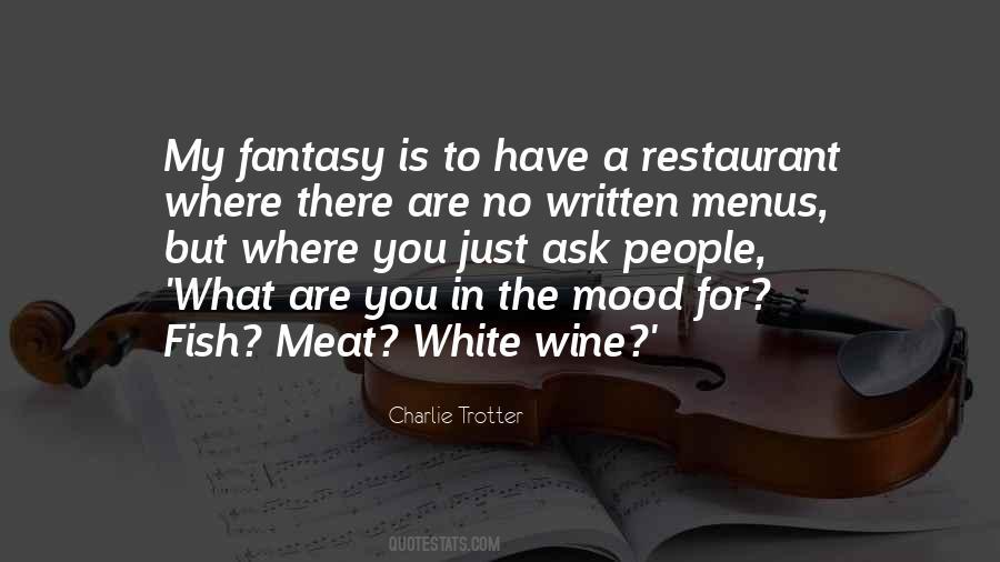 Quotes About Menus #1519206