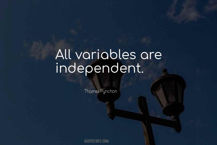 Quotes About Variables #86806