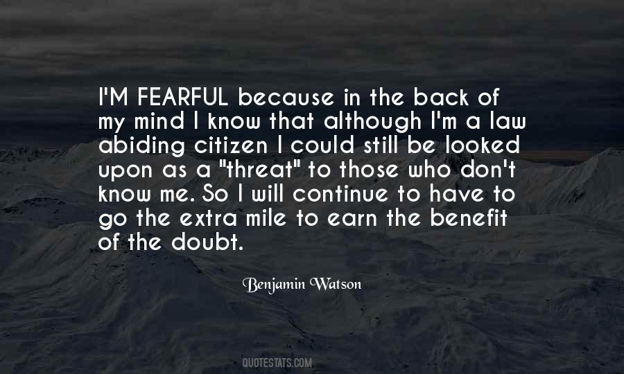 Be Fearful Quotes #508765