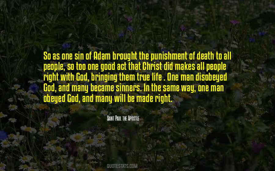 Disobeyed God Quotes #1845098