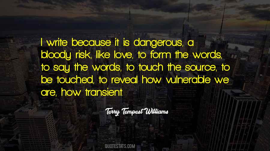 Quotes About Love Is Dangerous #622080