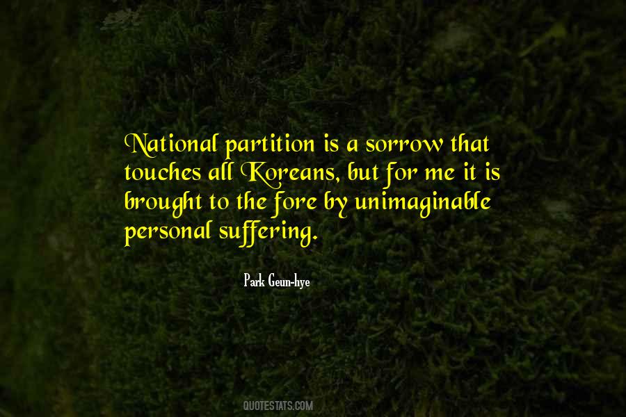 Quotes About Partition #246252