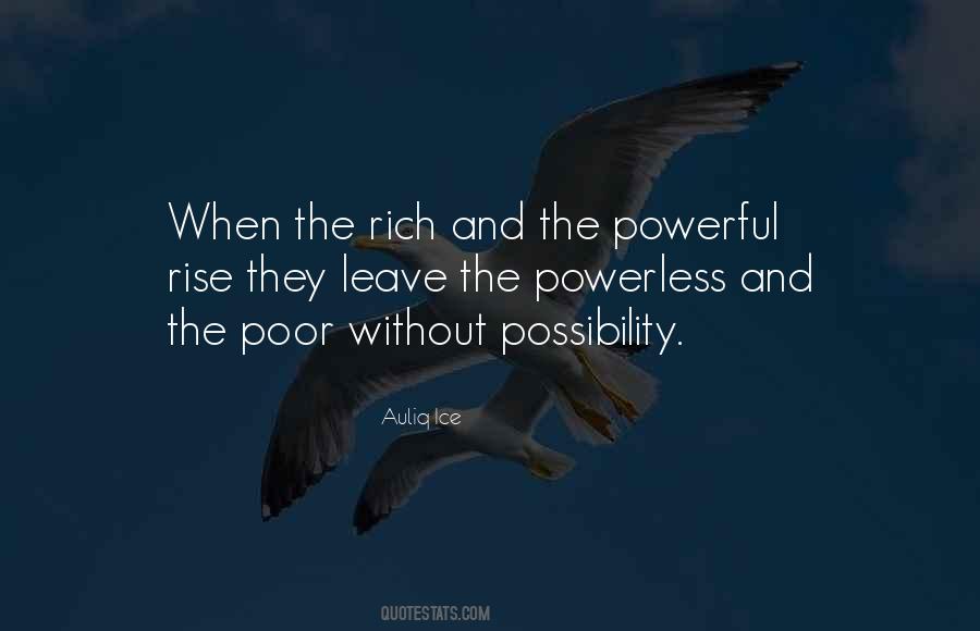 Quotes About Powerful And Powerless #1406201