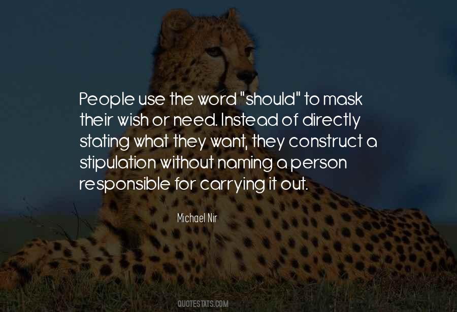 Quotes About Responsible Person #307494