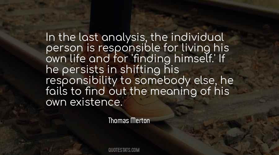 Quotes About Responsible Person #35478