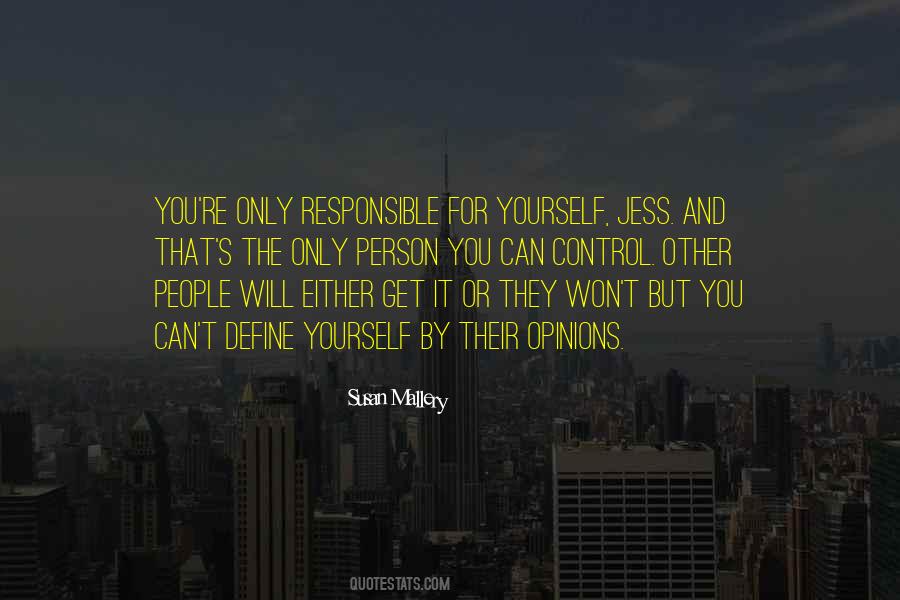 Quotes About Responsible Person #553469