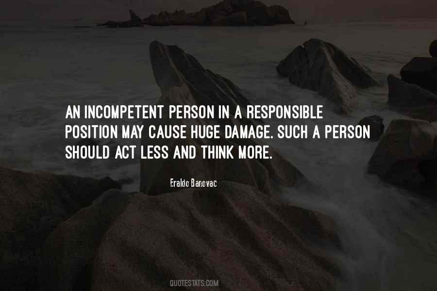 Quotes About Responsible Person #896