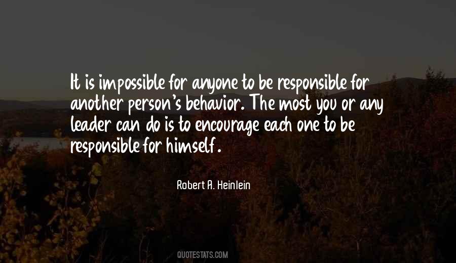 Quotes About Responsible Leader #1314217