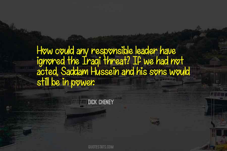 Quotes About Responsible Leader #1638174