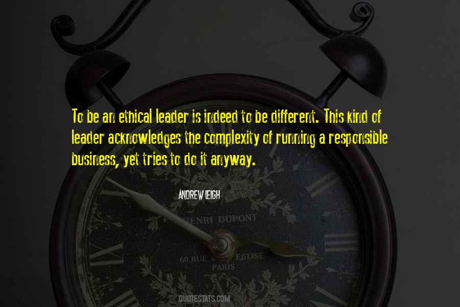 Quotes About Responsible Leader #609904