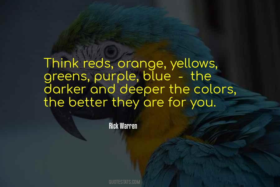 Orange Or Blue Quotes #671083