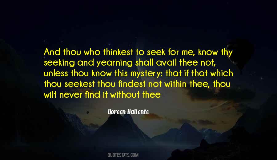 Thinkest Thou Quotes #1376588