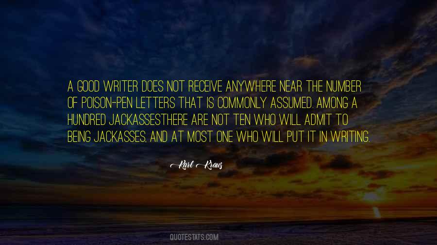 A Good Writer Quotes #1791380