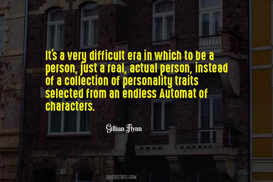 Quotes About Personality Traits #1362473