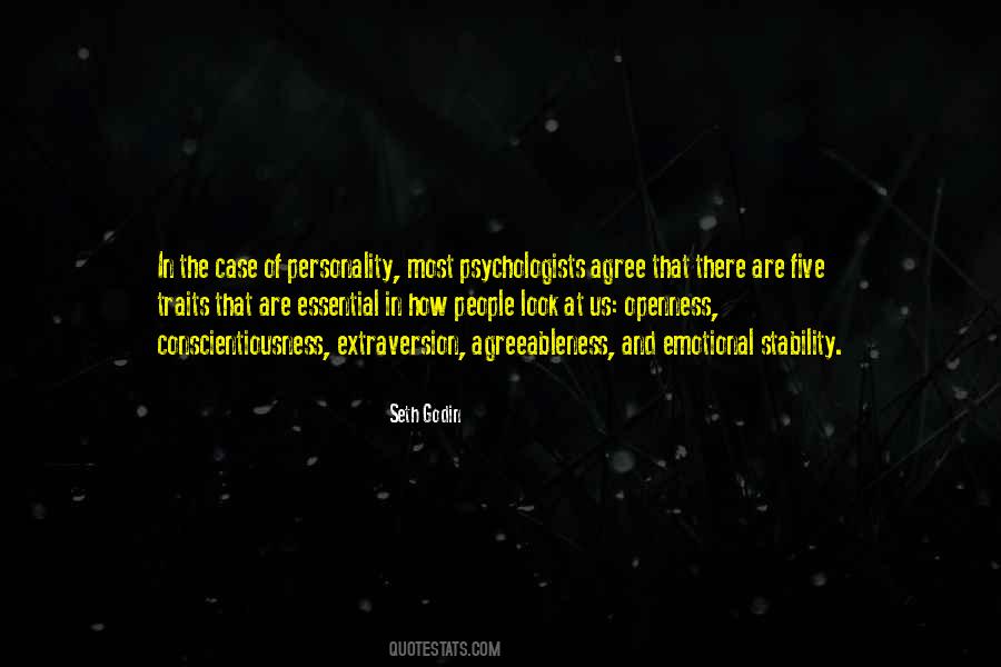 Quotes About Personality Traits #269641