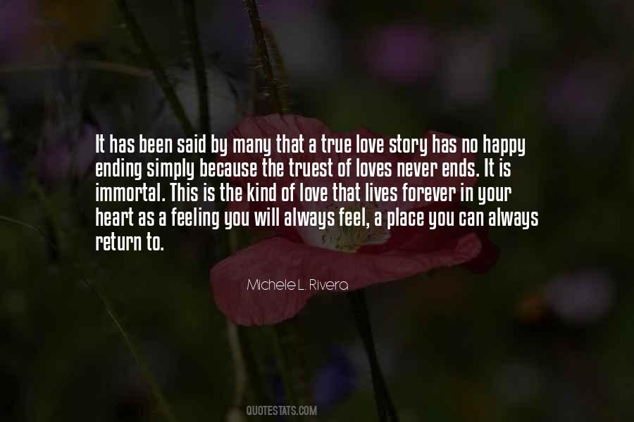 Quotes About Happy Love Story #72769