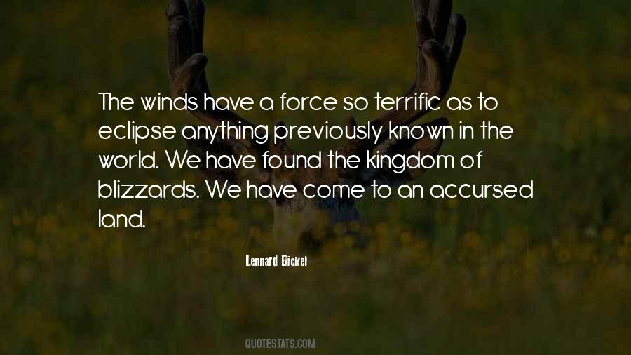 Quotes About Blizzards #1680645