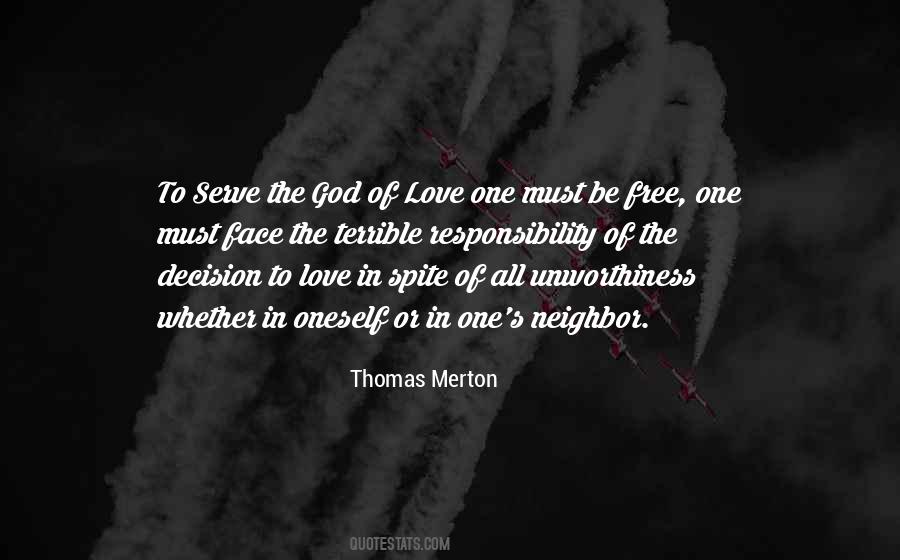 Quotes About Responsibility Love #556315