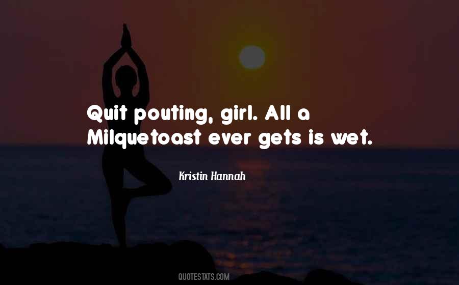 Quotes About Pouting #484616
