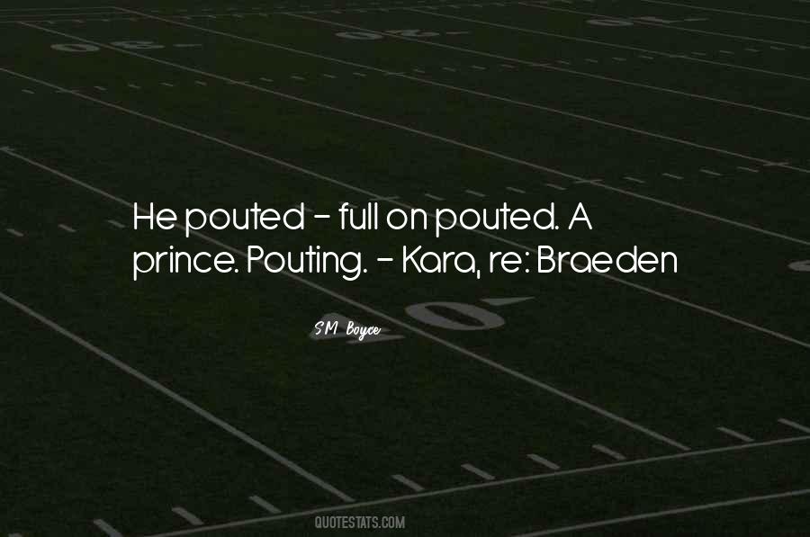 Quotes About Pouting #780352