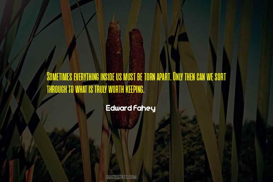 Torn From The Inside Out Quotes #223472