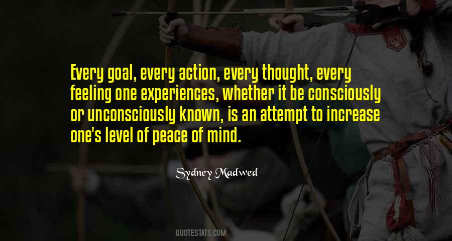 Feeling Well Peace Of Mind Quotes #144734