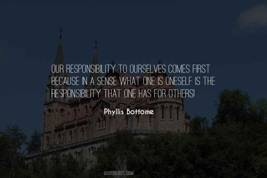 Quotes About Responsibility For Others #416014