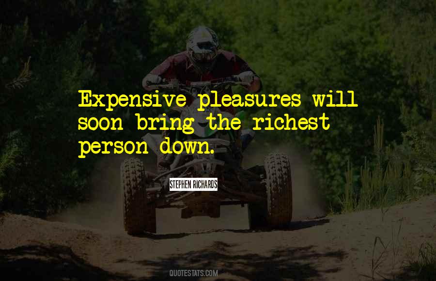 Expensive Pleasures Quotes #1483888