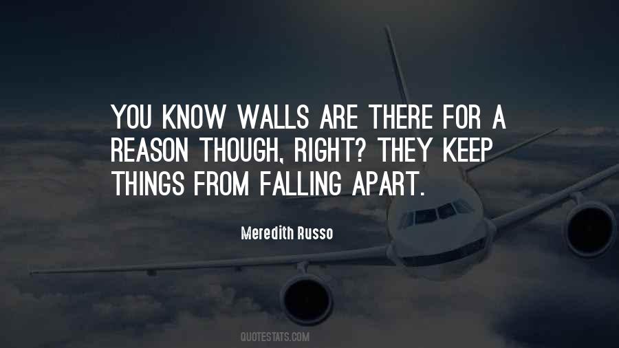 Quotes About Things Falling Apart #1843619