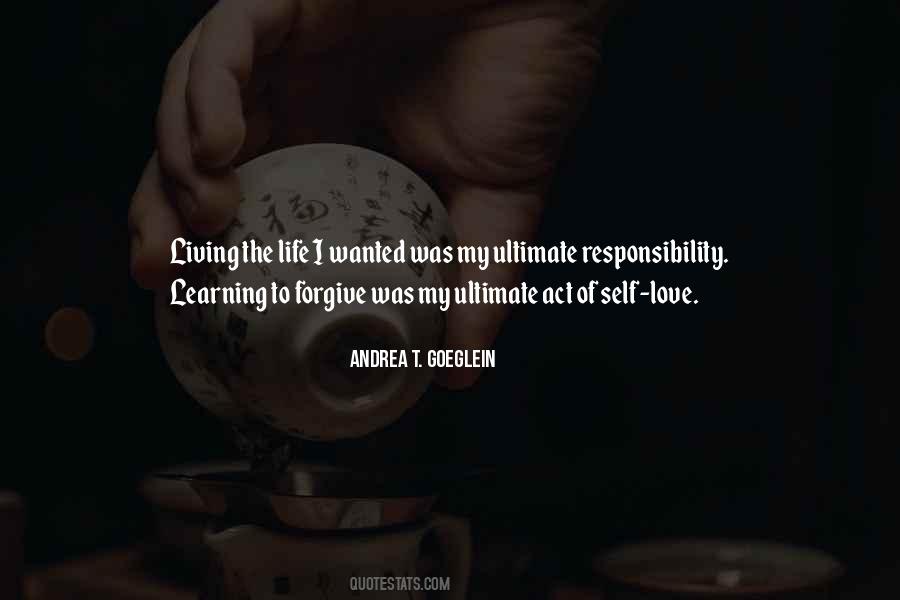 Quotes About Responsibility For Learning #1360207
