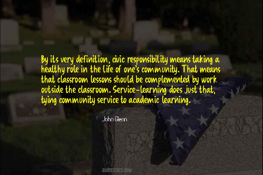 Quotes About Responsibility For Learning #172430