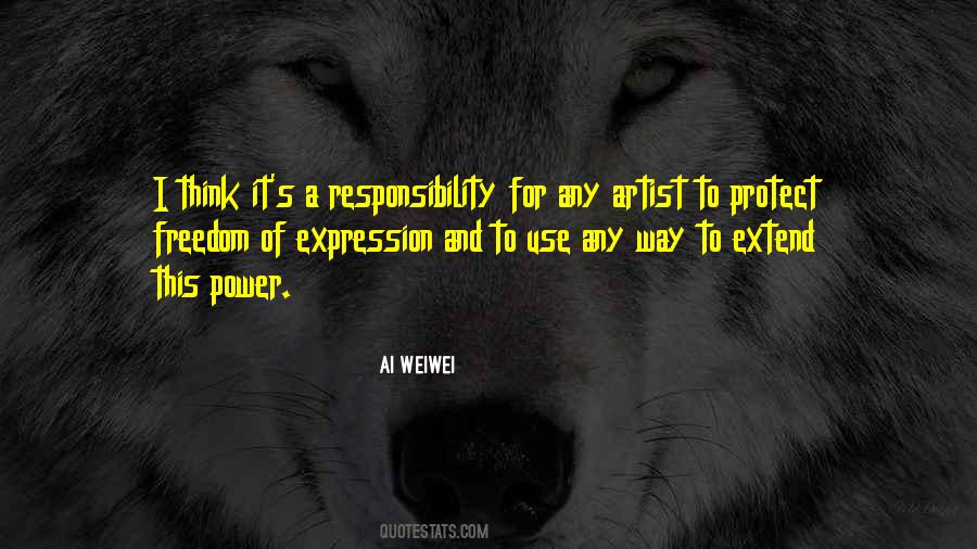 Quotes About Responsibility And Power #1159029