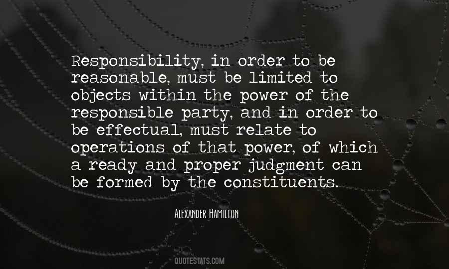 Quotes About Responsibility And Power #1265558