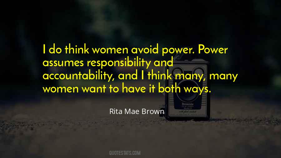 Quotes About Responsibility And Power #338739